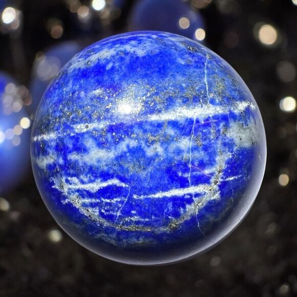 Lapis Lazuli Meditation‎ Sphere UV Reactive (2) - Picture 1 of 13